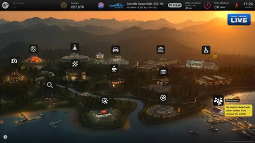 Gran Turismo Multiplayer: The World Map