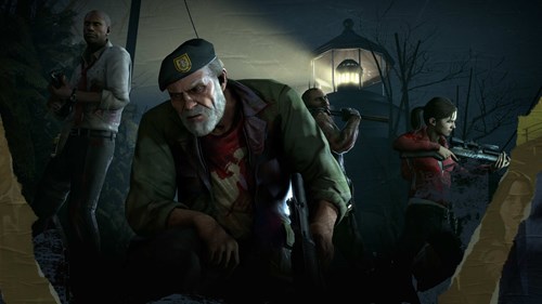 promo art of the Left 4 Dead characters