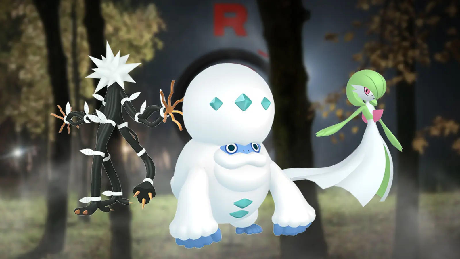 Xurkitree, Galarian Darmanitan & Gardevoir in Pokemon GO