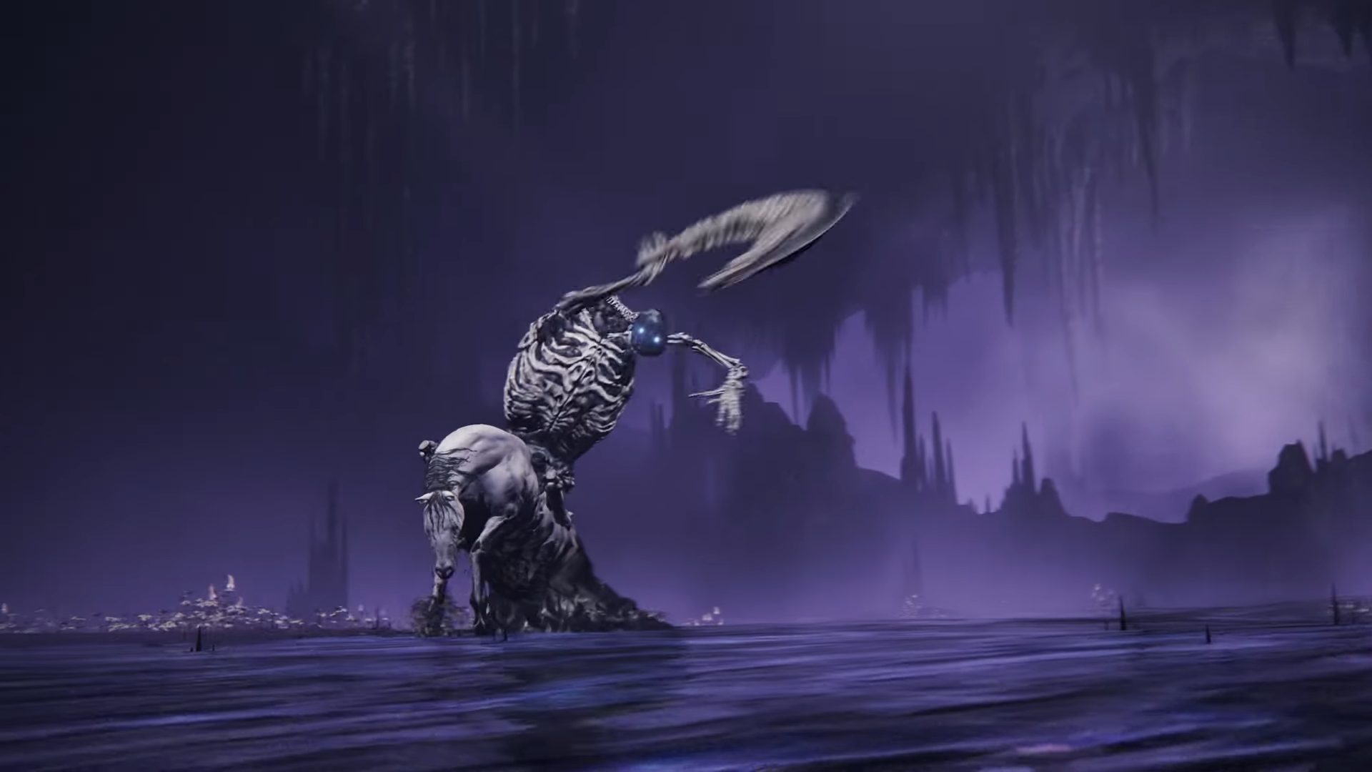 Image of a strange astral creature in Elden Ring