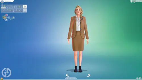 Image of a career outfit in The Sims 4