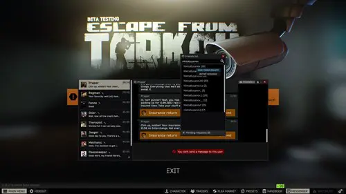 Escape From Tarkov friend request