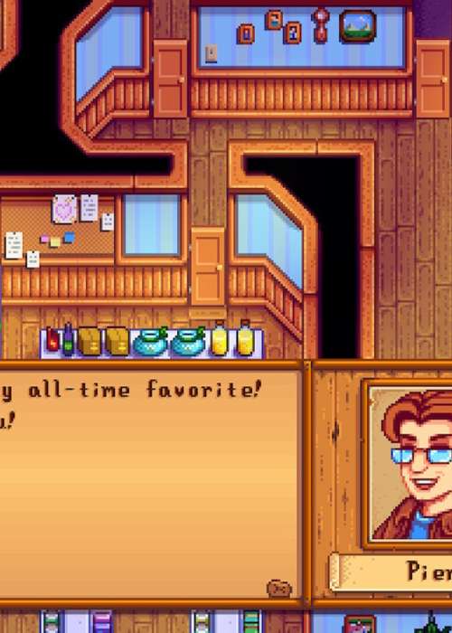 Stardew Valley Pierre gifts, schedule & Heart Events