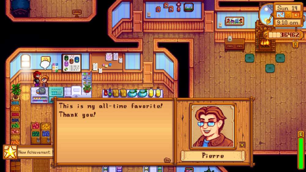 Stardew Valley Pierre gifts, schedule & Heart Events