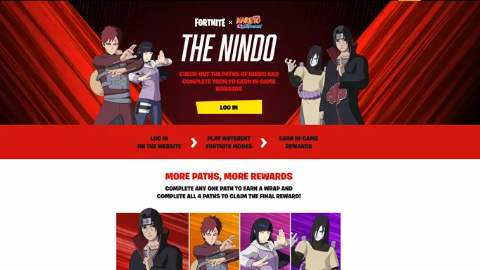 Fortnite Complete The Nindo Naruto Challenges (Fortnite x Naruto