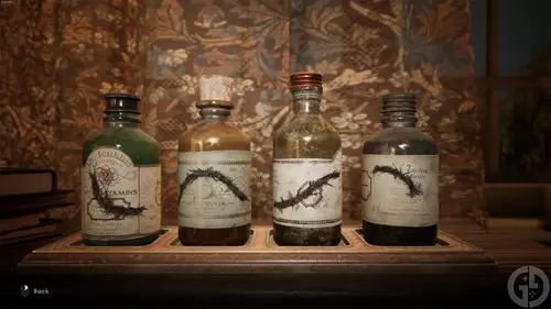 medicine bottles in Alone in the Dark