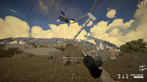 BattleBit Remastered gameplay image showing a turbine being destroyed