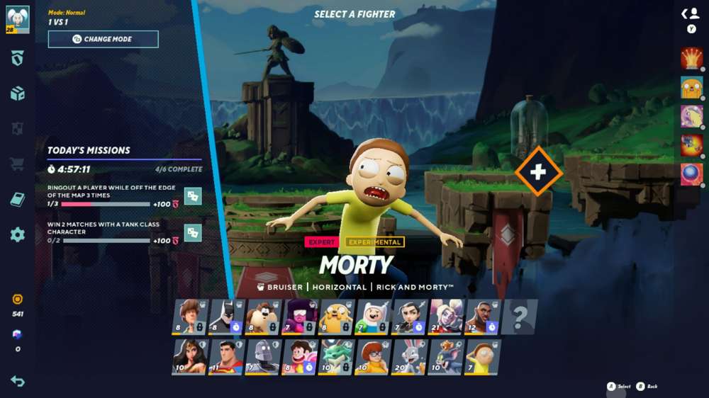 MultiVersus Morty combos, perks & specials