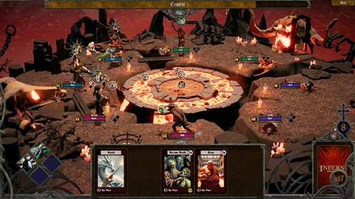 Image of combat in the pit in Inferni: Hope & Fear