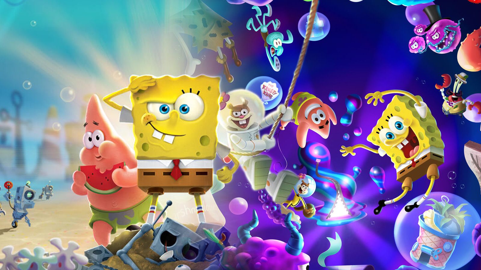 SpongeBob Squarepants: The Cosmic Shake Is The Battle For Bikini Bottom ...