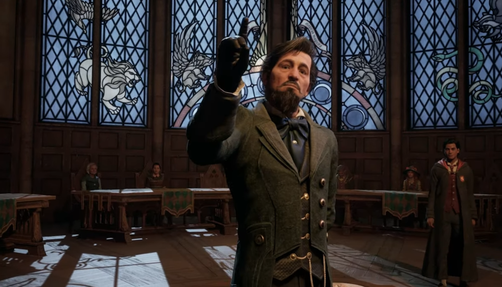 Who is Phineas Nigellus Black, the Hogwarts Legacy headmaster?