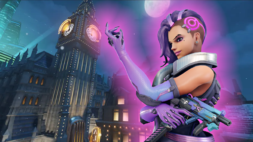 Sombra, a hacker in Overwatch 2