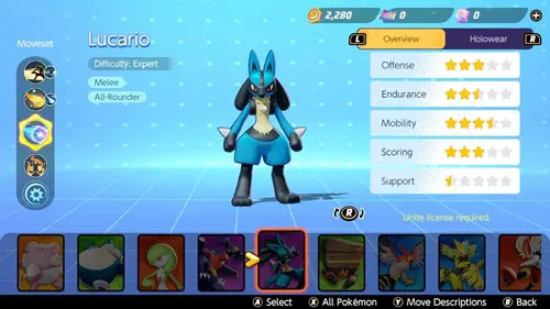 Best Pokemon Unite Lucario builds