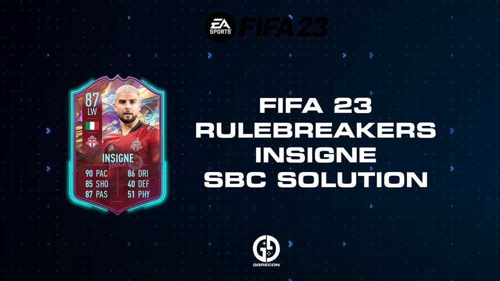 FIFA 23 Rulebreakers Insigne SBC Solution