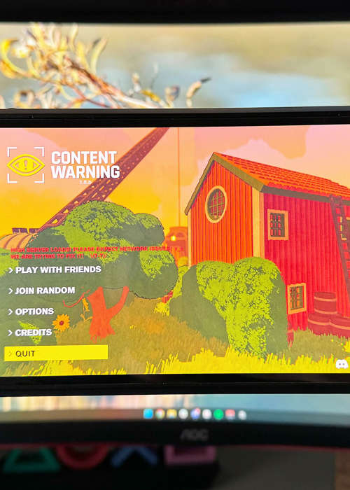 Content Warning works on Steam Deck, but it's not ideal