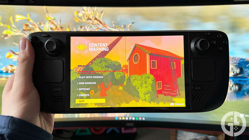 Content Warning works on Steam Deck, but it's not ideal
