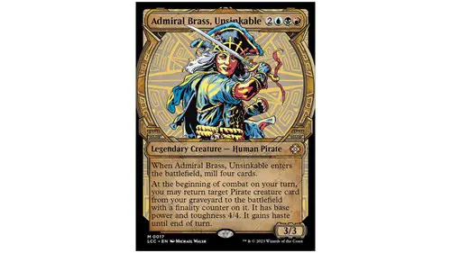 Admiral Brass, Unsinkable Magic The Gathering card