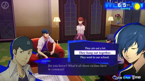 One of the Persona 3 Reload ghost story answers in Yukari's P3R investigation