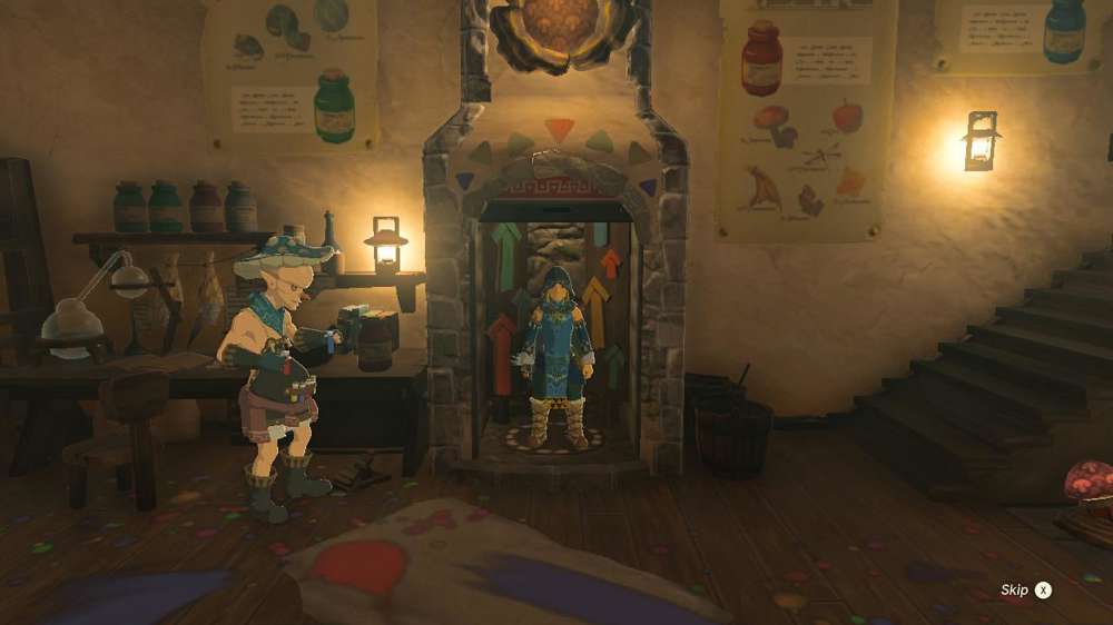 Where to find the dye shop in Zelda: Tears of the Kingdom