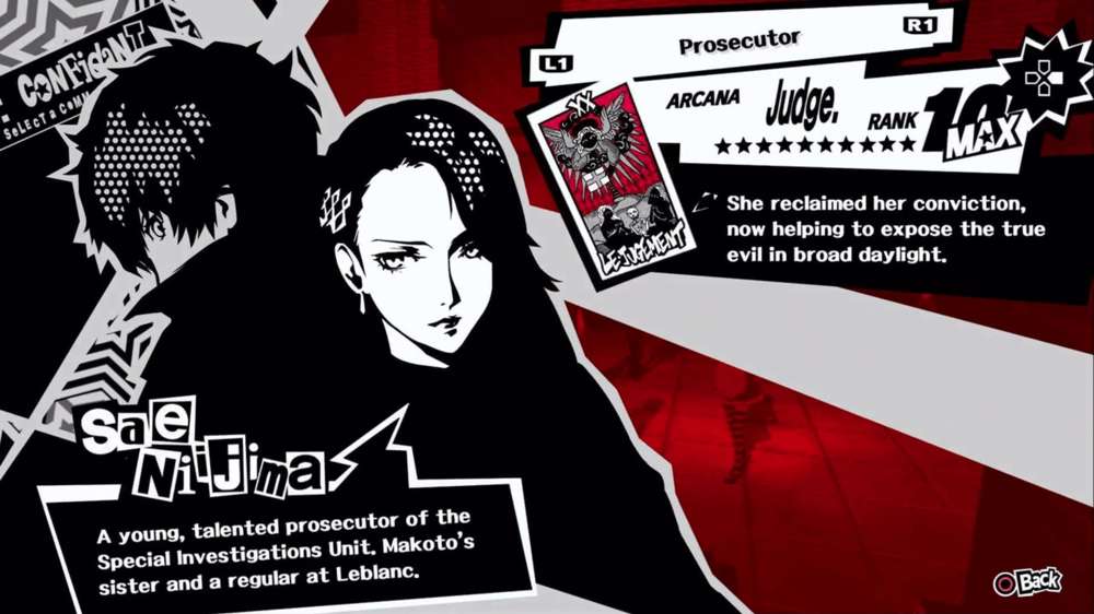 Persona 5 Royal Sae Niijima (Judgement) Confidant Guide