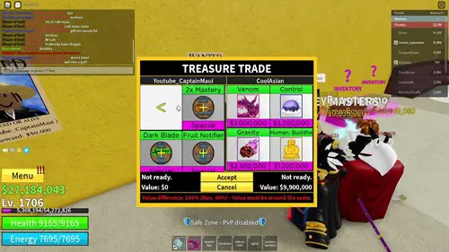 How To Trade In Blox Fruits On Roblox