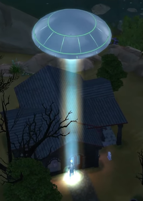 Becoming a Scientist to get abducted by Aliens in The Sims 4