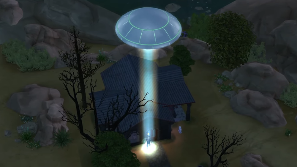 Becoming a Scientist to get abducted by Aliens in The Sims 4