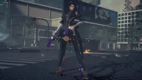 Bayonetta strikes a pose in Bayonetta 3, which has a 2022 release date.