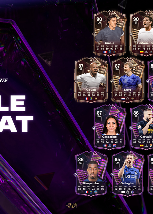 All EA FC 24 Triple Threat players, including Yaya Toure, Ginola & Cascarino