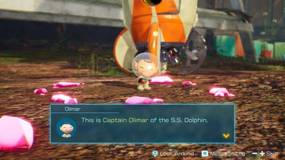 Olimar's Shipwreck Tale guide in Pikmin 4