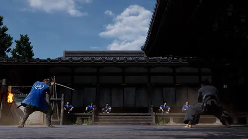 Like a Dragon Ishin Review: Ryoma preparing to fight