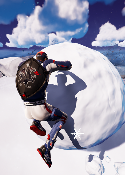 Here's how you can hide a Giant Snowball in Fortnite