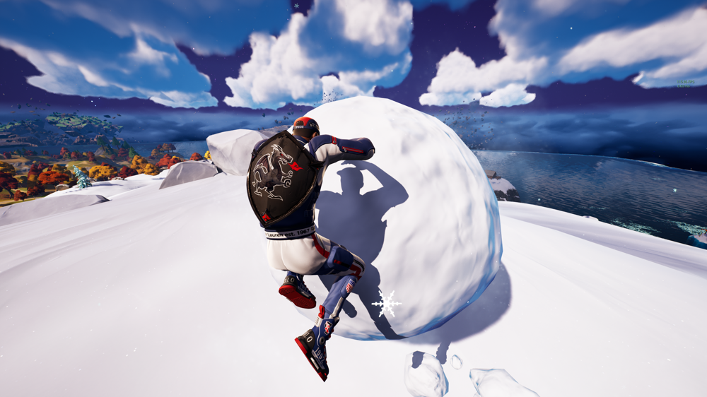 Here's how you can hide a Giant Snowball in Fortnite