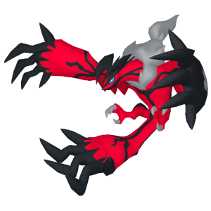 Yveltal's sprite from Pokemon Home.