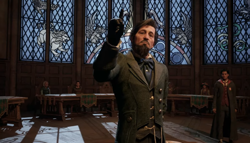 Hogwarts Legacy headteacher Black