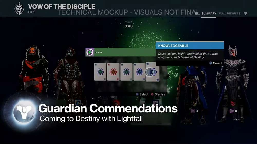 Destiny 2 Commendations Explained