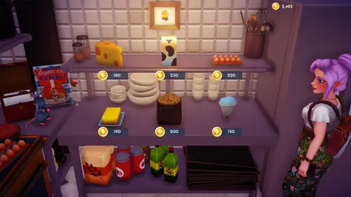 Screenshot of Remy's Pantry in Disney Dreamlight Valley