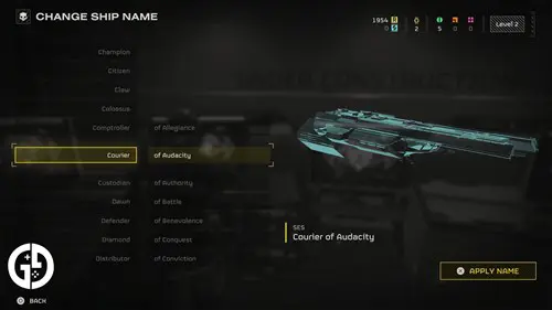 Helldivers 2 ship names