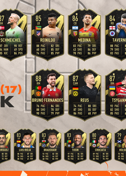 FIFA 23 TOTW 17: De Bruyne, Fernandes, Tadic