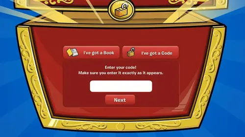 the new club penguin code menu