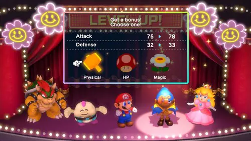 Geno's Bonus Stats screen