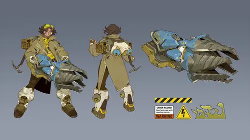 DPS hero Venture concept art