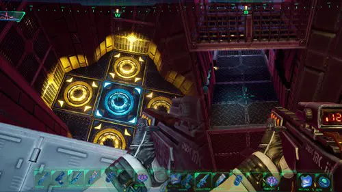 Sparqbeam Sidearm damage mod location in System Shock