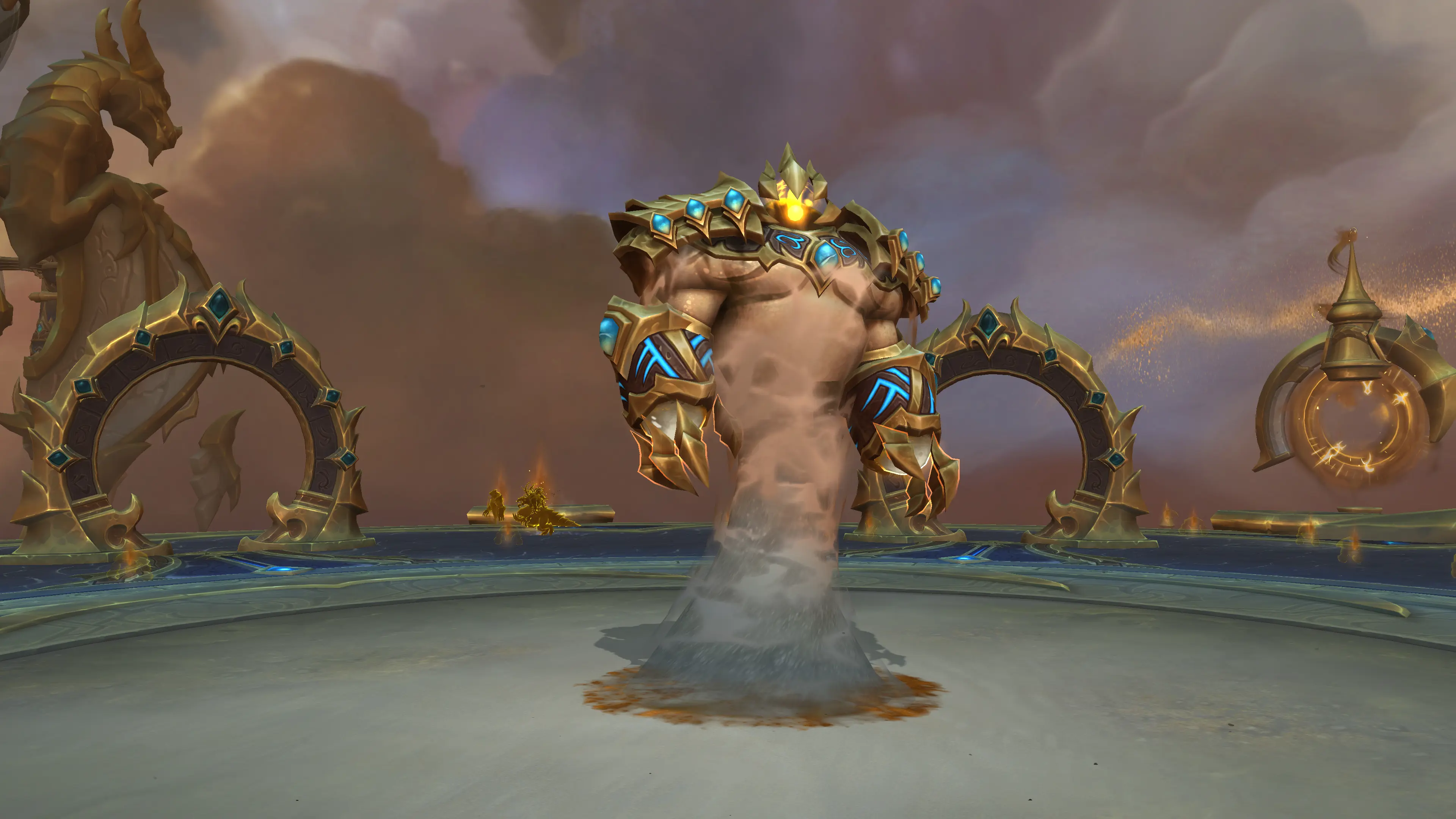 Sand Elemental boss fight in WoW: Dragonflight