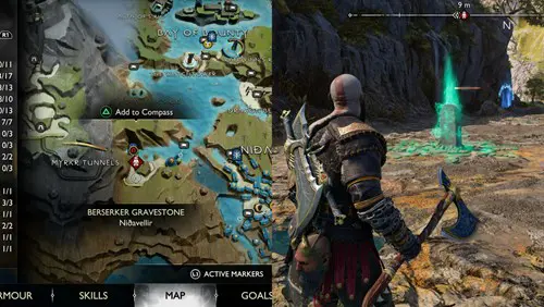 god of war ragnarok berserker gravestone locations svartalfheim hardefill the callous