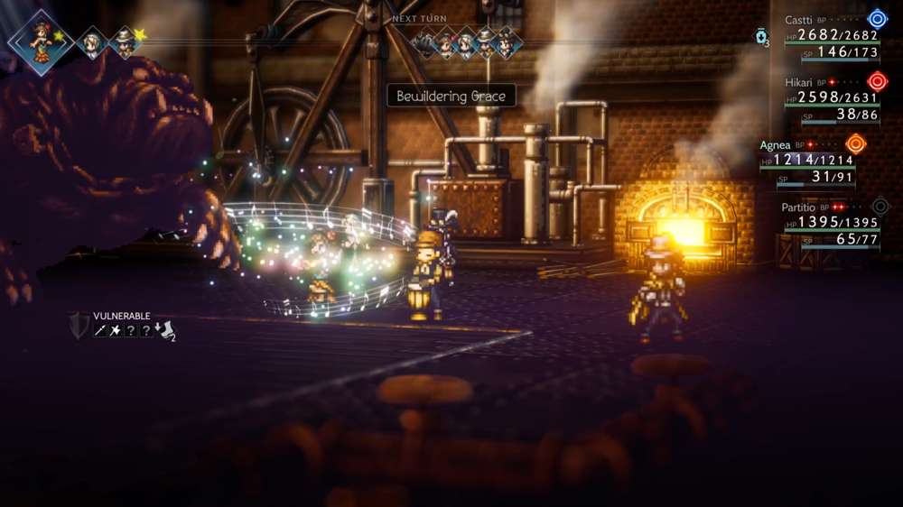 What does Bewildering Grace do in Octopath Traveler 2?