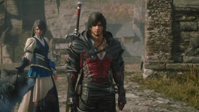 Clive's new outfit in Final Fantasy 16, which gets carried over to New Game Plus