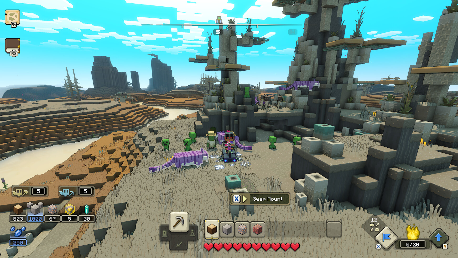 Minecraft Legends devs say game could take 18-20 hours to beat