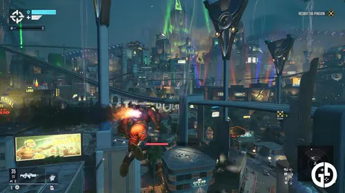 Headshot flying in Suicide Squad Kill the Justice League