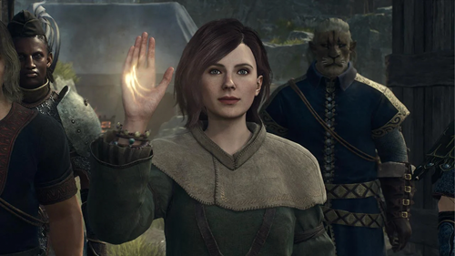 A character casting a spell in Dragon's Dogma 2.